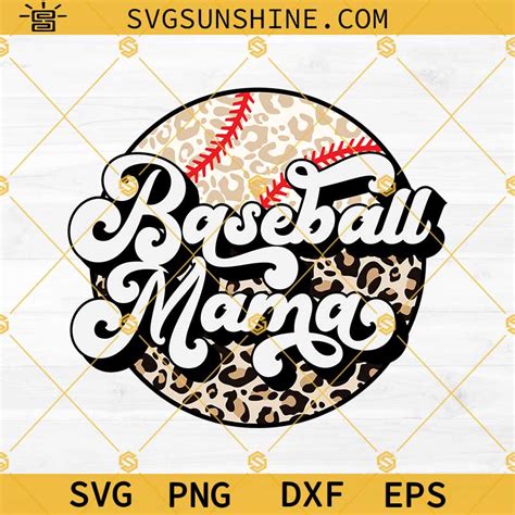 Clip Art And Image Files Png Silhouette Dxf Leopard Softball Mom Svg 