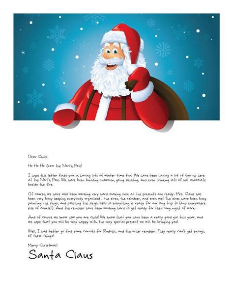 Easy Free Letter From Santa Magical Package Christmas Lettering Free