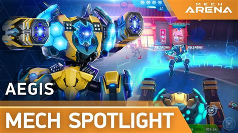 Mech Arena Mech Spotlight Aegis Youtube