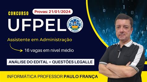 Informática para o Concurso UFPel Assistente em Administração