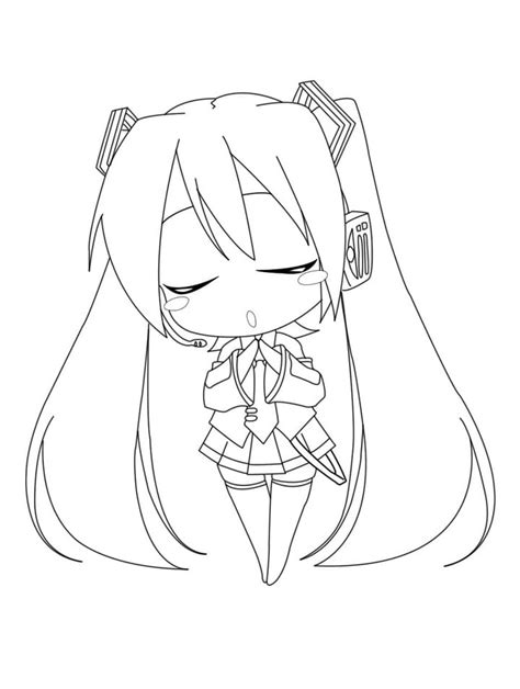 Dibujos De Hatsune Miku Gratis Para Colorear Para Colorear Pintar E