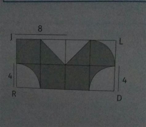 observa la siguiente imagen y calcula el área sombreada paso a paso