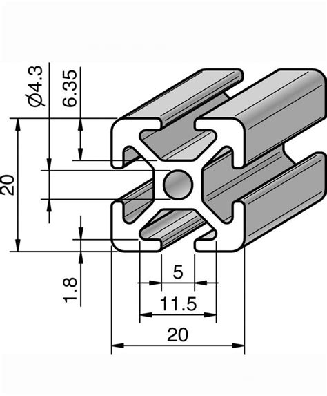 Hlin Kov Konstruk N Profily Alv Ris Profile Aluminum Extrusion