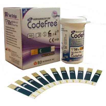 Codefree Test Strips Blood Glucose X 50 Medical World