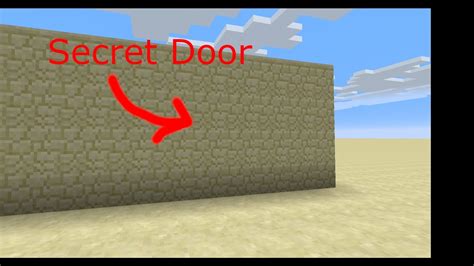 Secret Redstone Door Totorial YouTube