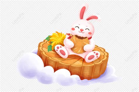 Jade Rabbit Eating Moon Cake Jade Rabbit Moon Rabbit Rabbit PNG