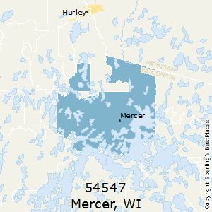 Mercer (zip 54547), WI