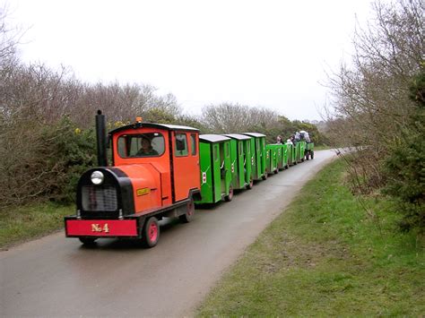 Hengistbury Head Land Train In Operation © Jim Champion Cc By Sa20