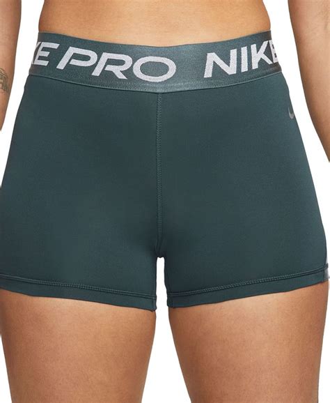 Nike Women S Pro 3 Mid Rise Shorts Macy S