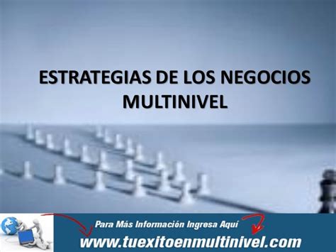 11 Estrategias De Los Negocios Multinivel Ppt