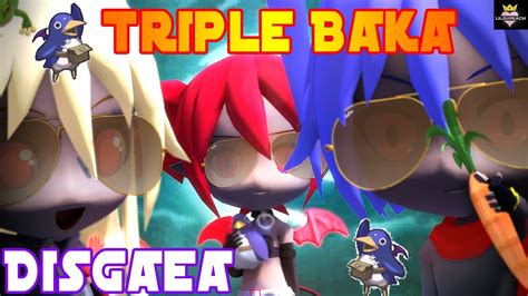 Mmd Disgaea Triple Baka Youtube