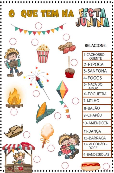 Atividade Festa Junina 4 Ano - Atividades festa junina 4 ano para educação infantil
