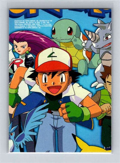 Jesse Tv Pokemon Topps Tv Animation Edition Series St Print Blue