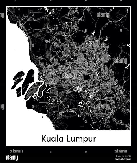 Map Of Kuala Lumpur Stock Vector Images Alamy