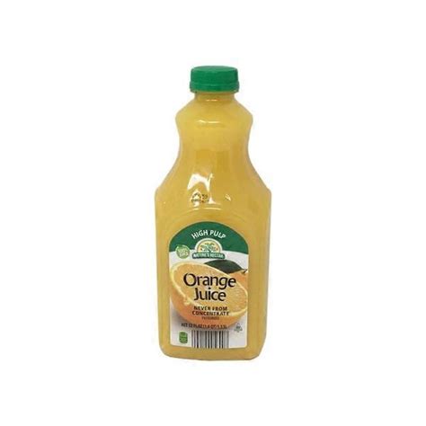 Nature S Nectar 100 Pure Squeezed Orange Juice Not From Concentrate