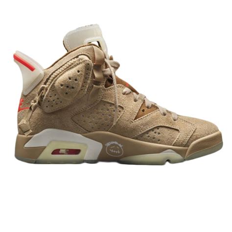 Air Jordan 6 Retro Travis Scott British Khaki Schuhe Dh0690 200