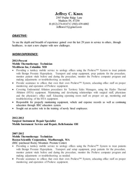 Jeffrey C Knox Resume Pdf