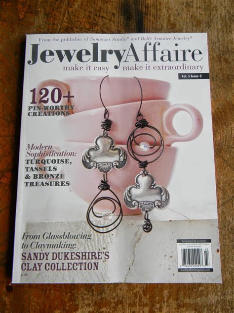 Artistic Endeavors 101: New Issue of Jewelry Affaire magazine