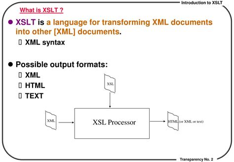 Ppt Introduction To Xslt Powerpoint Presentation Free Download Id