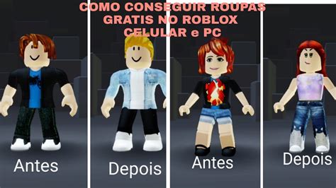 Como conseguir Roupas grátis no Roblox YouTube