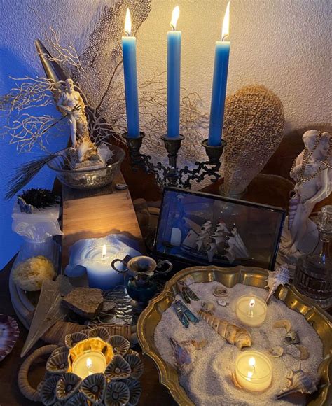 Poseidon Altar 🔱🧜‍♂️ Witch Room Witchcraft Altar Spiritual Altar