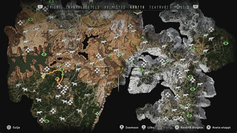 Horizon Zero Dawn Complete Map