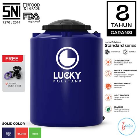 Jual Tangki Air Tandon Toren Air Lucky Standard Liter Ls