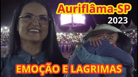 EMOÇÃO E LÁGRIMAS NA ARENA DE AURIFLÂMA SP 2023 ORAÇÃO CLAUDINEY