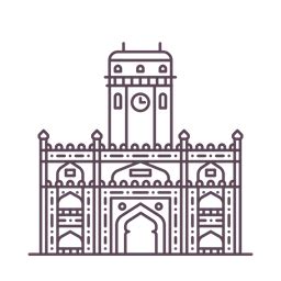 Surat Municipal Corporation Icon - Download in Line Style