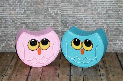 Patio Paver Crafts Painted Owls Painted Bricks Crafts Brick Crafts