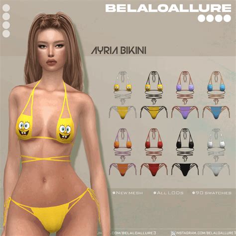 Best Sims Swimwear CC For A Hot Girl Summer