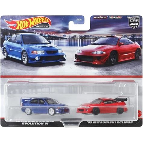 HOT WHEELS PREMIUM 2 PACK MITSUBISHI EVO ECLIPSE Shopee Malaysia