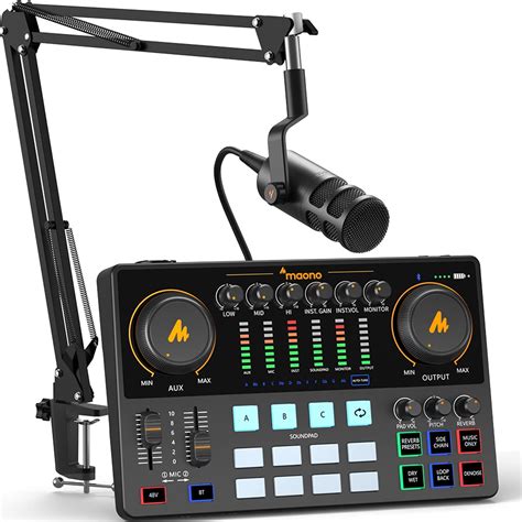 Snapklik Maono Podcast Equipment Bundle Channel Audio