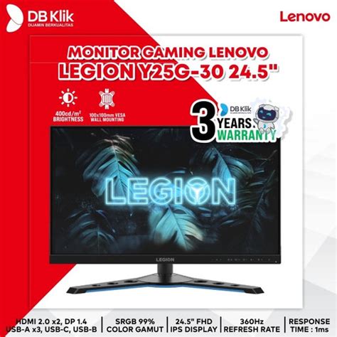 Promo Led Monitor Gaming Lenovo Legion Y G Hz Fhd Hdmi Dp