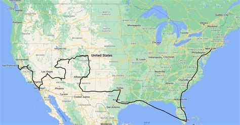 Ultimate Month Usa Road Trip Map I M Just A Girl