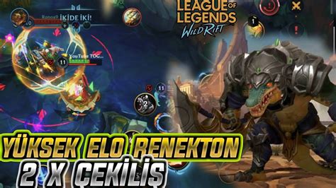 Wild Rift Y Ksek Elo Nun En G L S Renekton Ek L Var Top