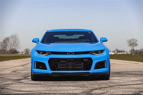 2023 Rapid Blue Chevrolet Camaro Zl1 For Sale Hennessey Performance