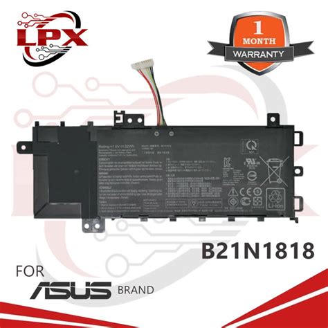 Asus Internal Laptop Battery B N For Asus Vivobook X Fa