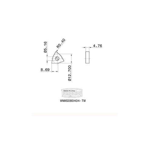 INSERTO DE TORNEADO WNMG080404 TM AH725 TUNGALOY Ferrindustrial Store