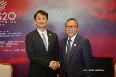 Pertemuan Bilateral Mendag RI Dengan Menteri Perdagangan Republik Korea