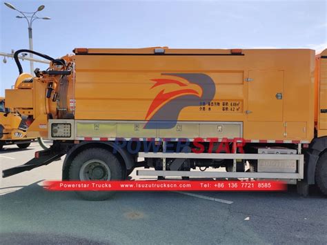 Cost Effective ISUZU GIGA 6 Wheeler 14000L Combined Sewer Cleaner Truck