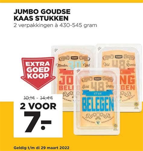 Jumbo Goudse Kaas Stukken Aanbieding Bij Jumbo Folders Nl