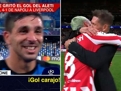 La Conexión De Los Simeone En Champions League Giovanni Gritó Un Gol Del Atlético De Madrid Y