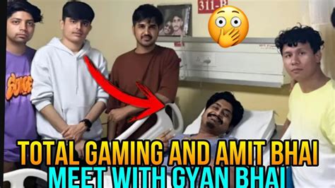 Total Gaming And Desi Gamers Meet 😍 ️gyan Gaming After Accident👍 Amit