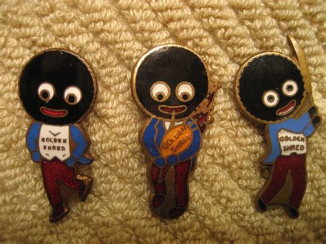 Three Wonderful Enamel Golliwog Badges from extraordinaryeyes on Ruby Lane