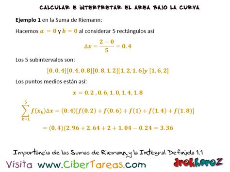 Suma De Riemann Integrales CiberTareas