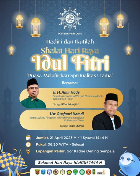 Muhammadiyah Samarinda Gelar Sholat Idul Fitri Jum’at 21 April Berikut Lokasinya