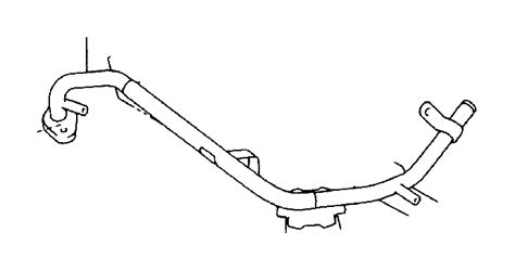 Toyota Corolla Engine Coolant Bypass Pipe System Cooling D