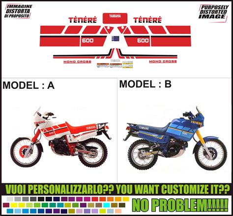 Xt Z Tenere Aj Stickers Adesivi Decal Set Kit Decals Stickers