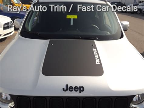 2016 Jeep Renegade Hood Decal RENEGADE HOOD 2014-2020